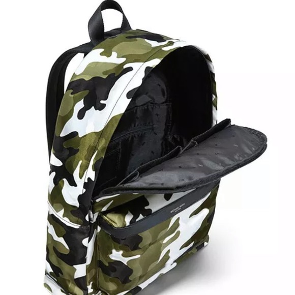 Michael kors camo green backpack large nylon - Picture 3 of 8